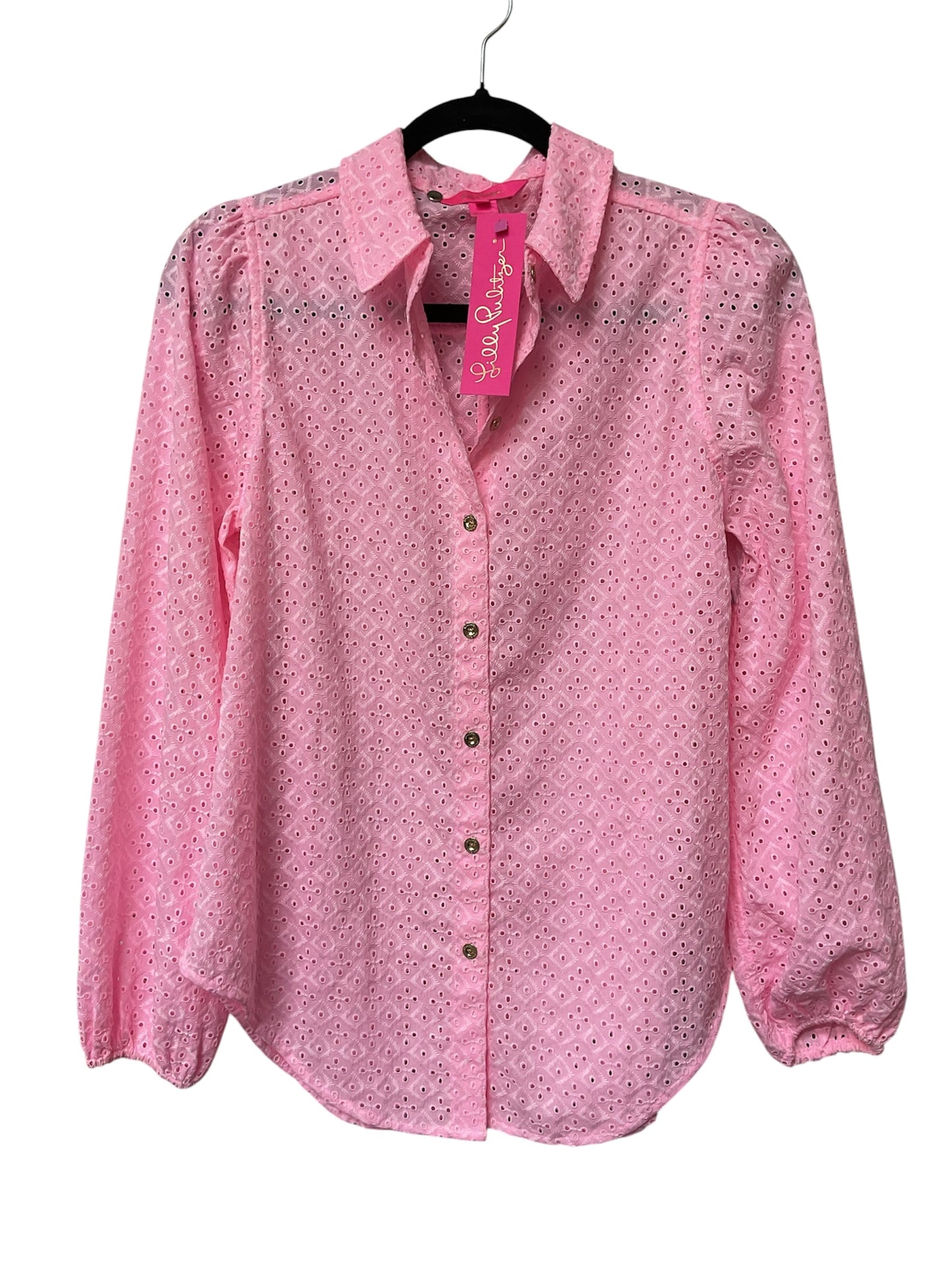 Top Ls Designer By Lilly Pulitzer In Pink, Size:S