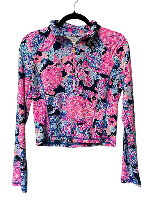 Top Ls Designer By Lilly Pulitzer In Blue & Pink, Size:L