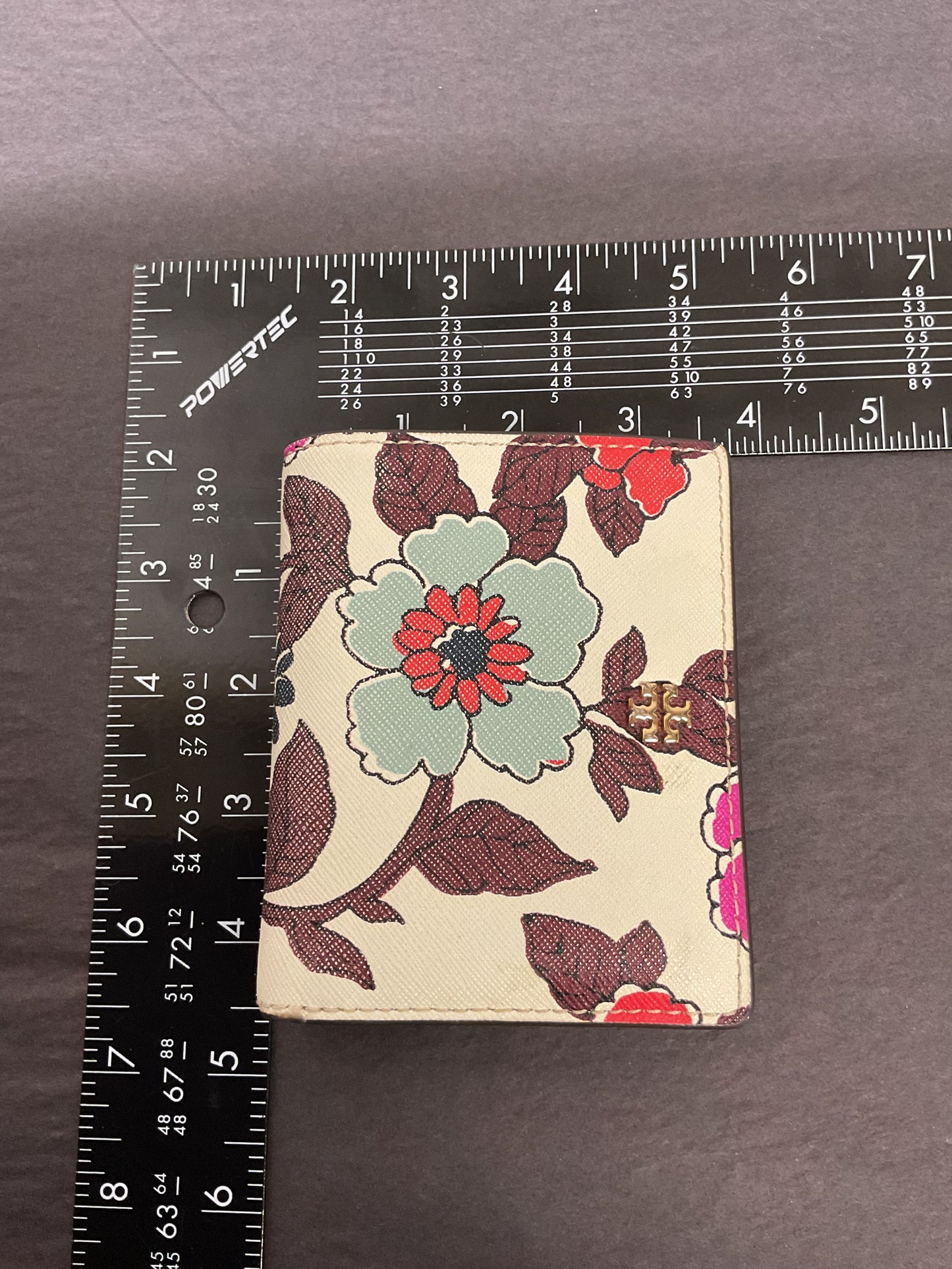 Wallet Designer By Tory Burch In Floral Print, Size:Small