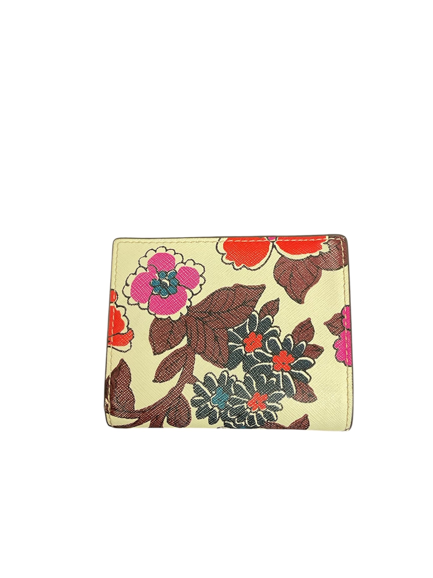 Wallet Designer By Tory Burch In Floral Print, Size:Small