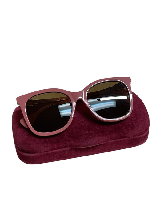 Sunglasses Luxury Designer By Gucci In Pink