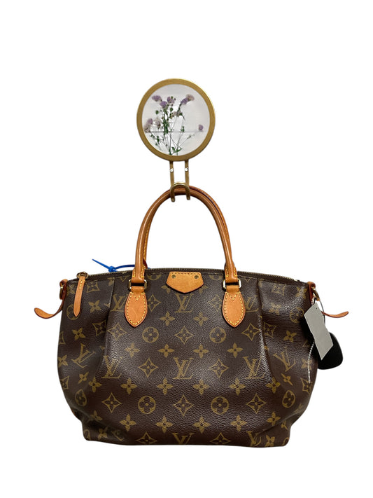 Handbag Luxury Designer By Louis Vuitton In Brown, Size:Medium