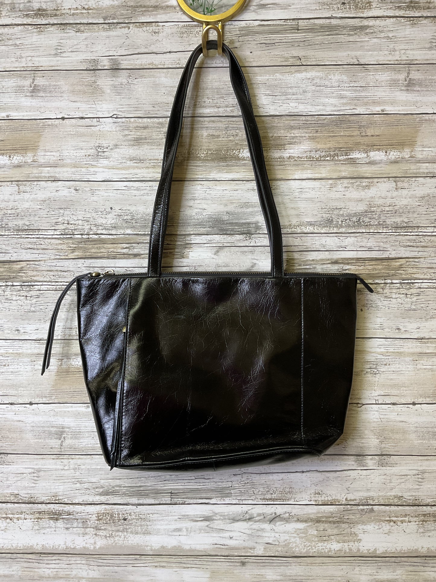 Handbag Leather By Hobo Intl In Black, Size:Medium