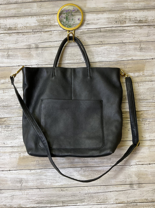 Handbag Leather By Hobo Intl In Black, Size:Medium as-is