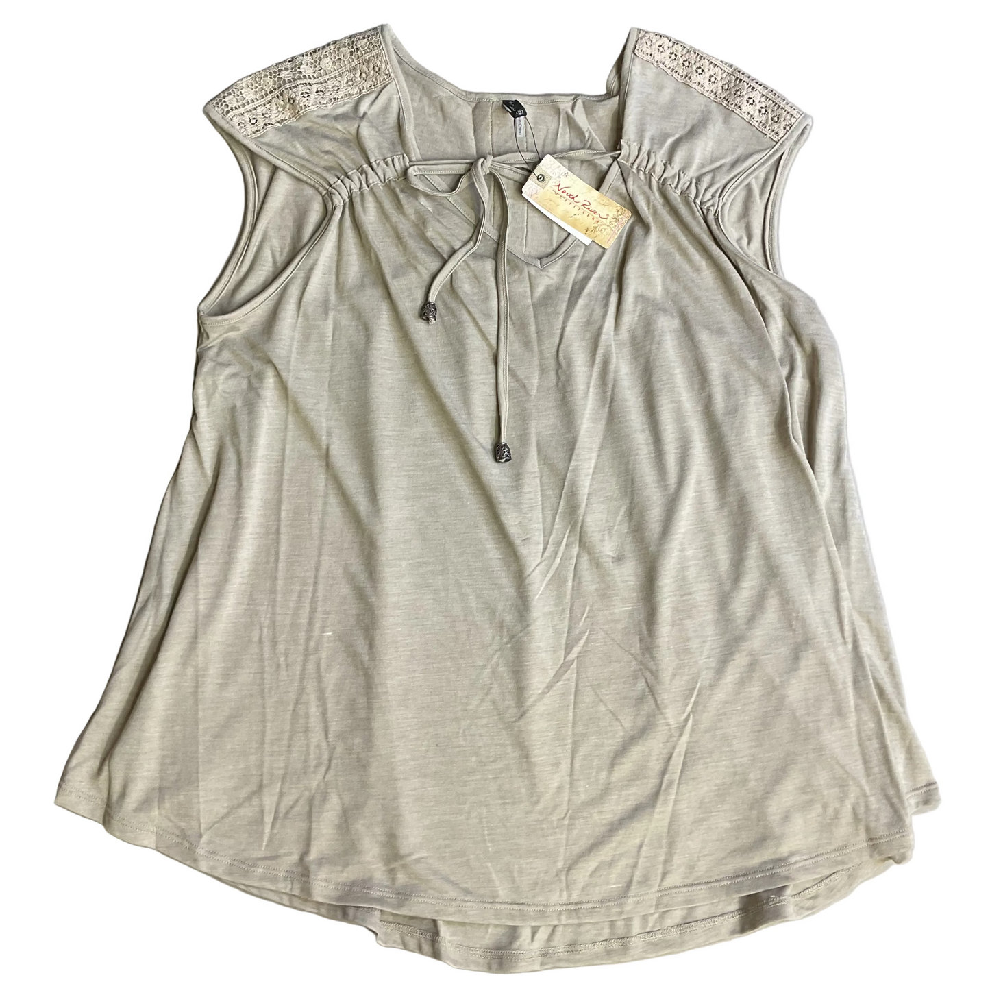 Top Ss By Clothes Mentor In Beige, Size:S