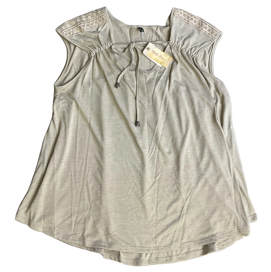 Top Ss By Clothes Mentor In Beige, Size:S