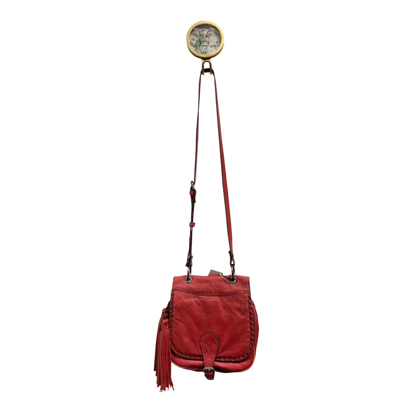 Crossbody Designer By Patricia Nash In Red, Size:Small