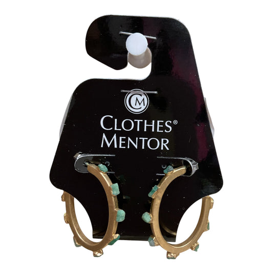 Earrings Hoop By Cme In Gold & Green