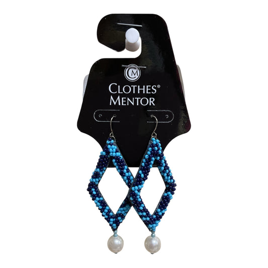 Earrings Dangle/Drop By Clothes Mentor In Blue
