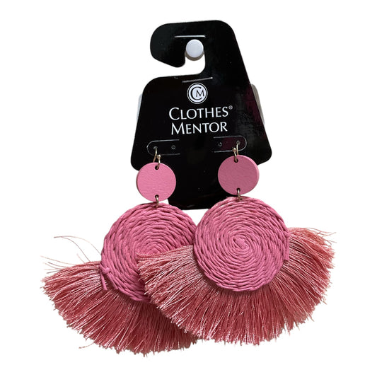 Earrings Dangle/Drop By Clothes Mentor In Orange & Pink
