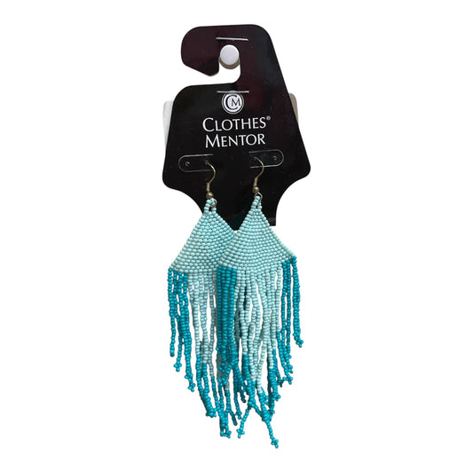 Earrings Dangle/Drop By Clothes Mentor In Teal