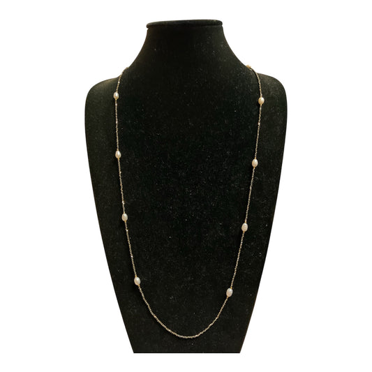 Necklace Other By Cmc In Gold & White