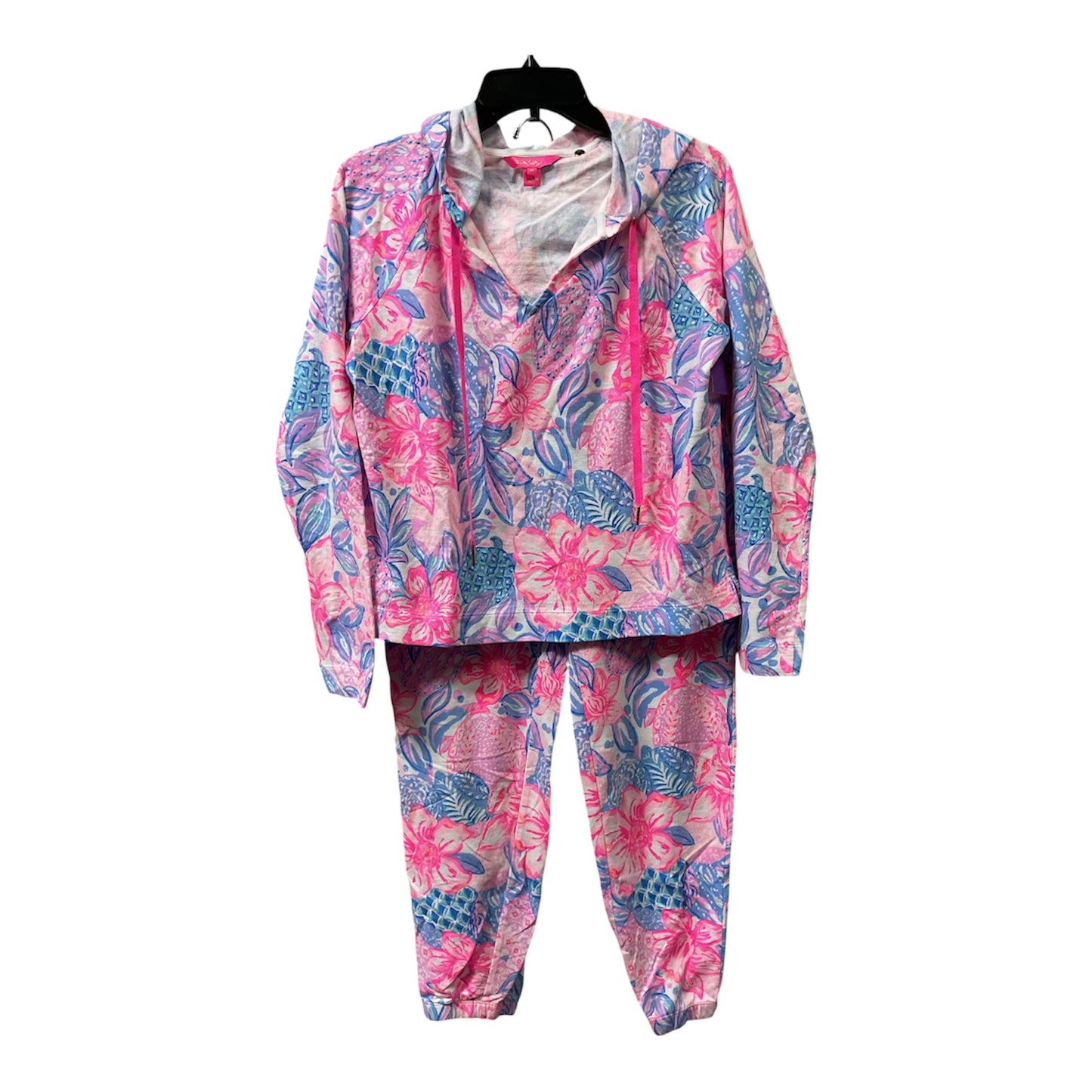 Lounge Set Designer By Lilly Pulitzer In Blue & Pink, Size:M