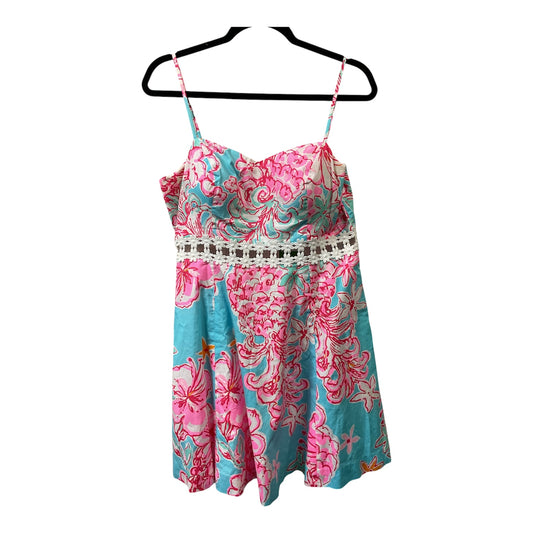 Dress Designer By Lilly Pulitzer In Floral Print, Size:12