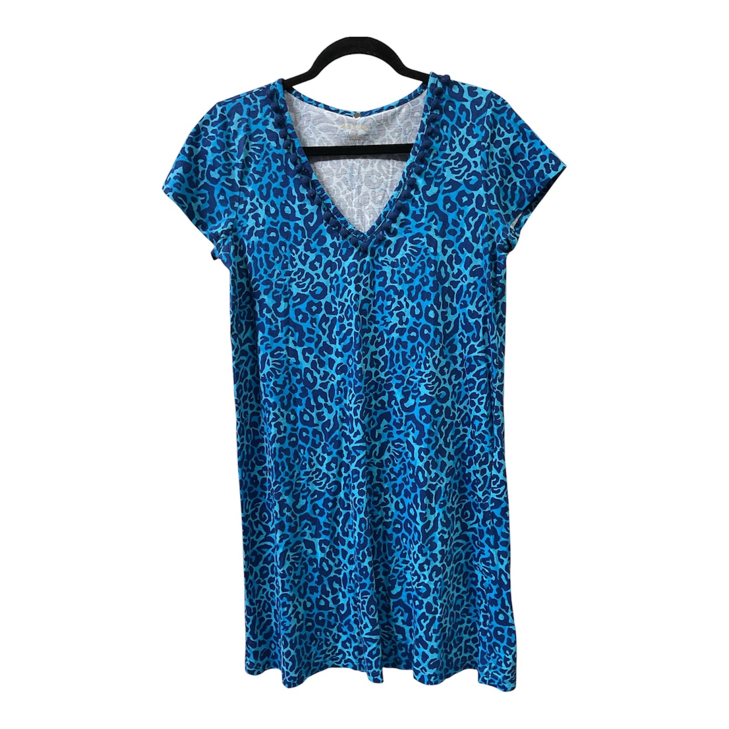 Dress Designer By Lilly Pulitzer In Blue, Size:M