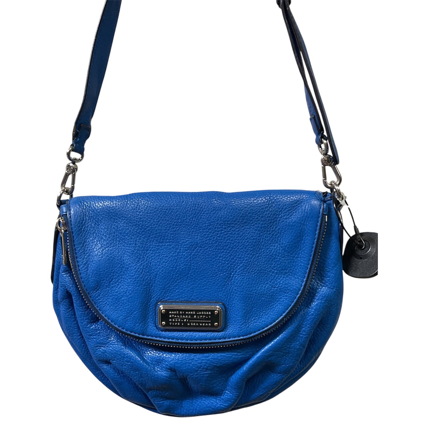 Crossbody Designer By Marc By Marc Jacobs In Blue, Size:Medium