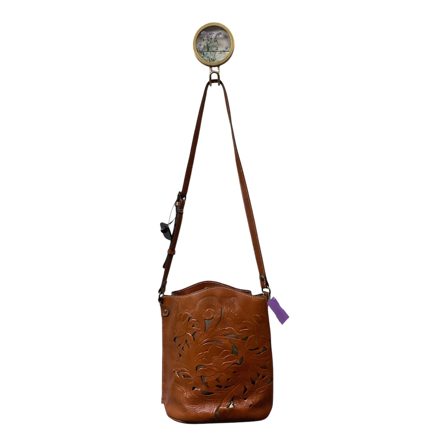 Handbag Designer By Patricia Nash In Brown, Size:Medium