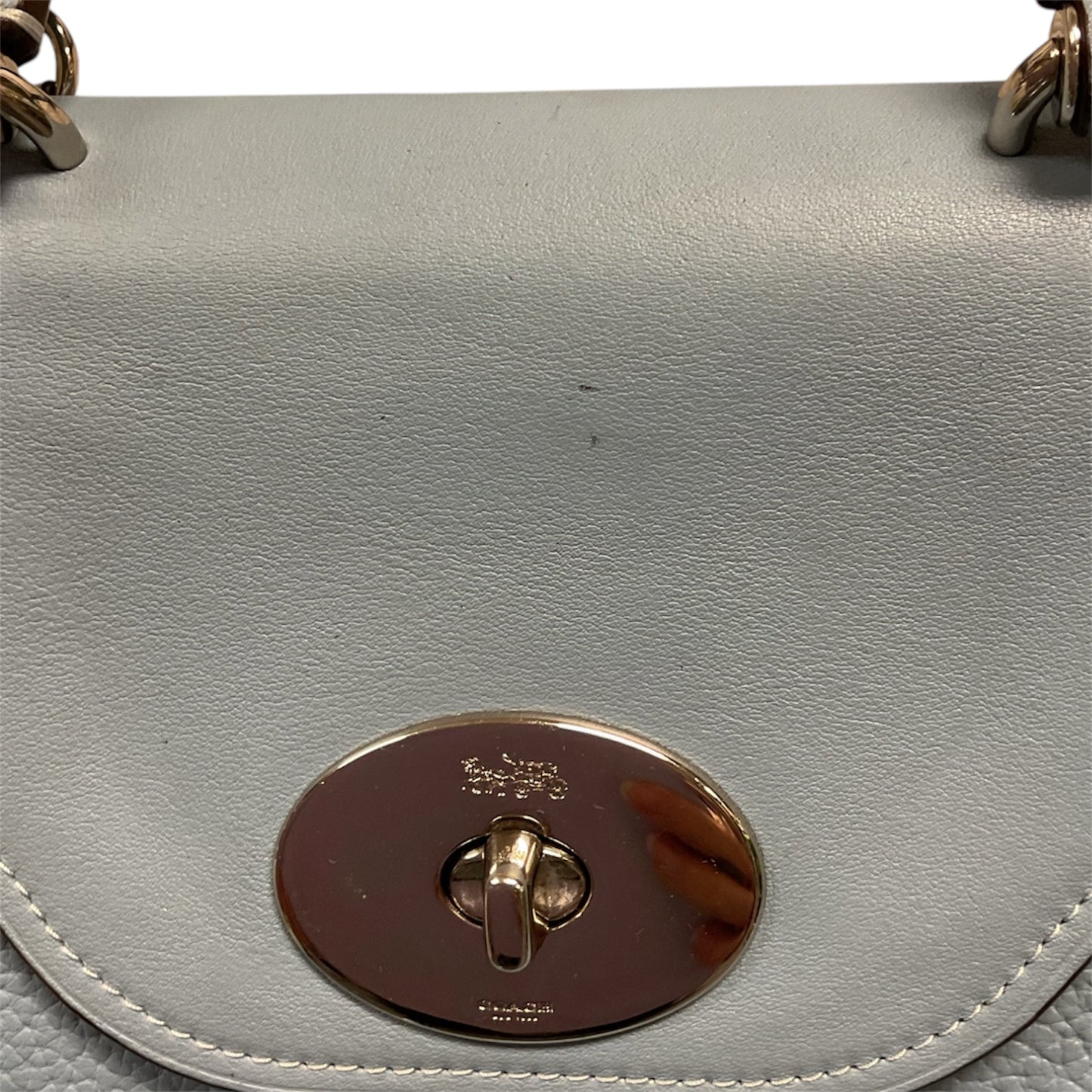 Handbag Designer By Coach In Blue, Size:Medium