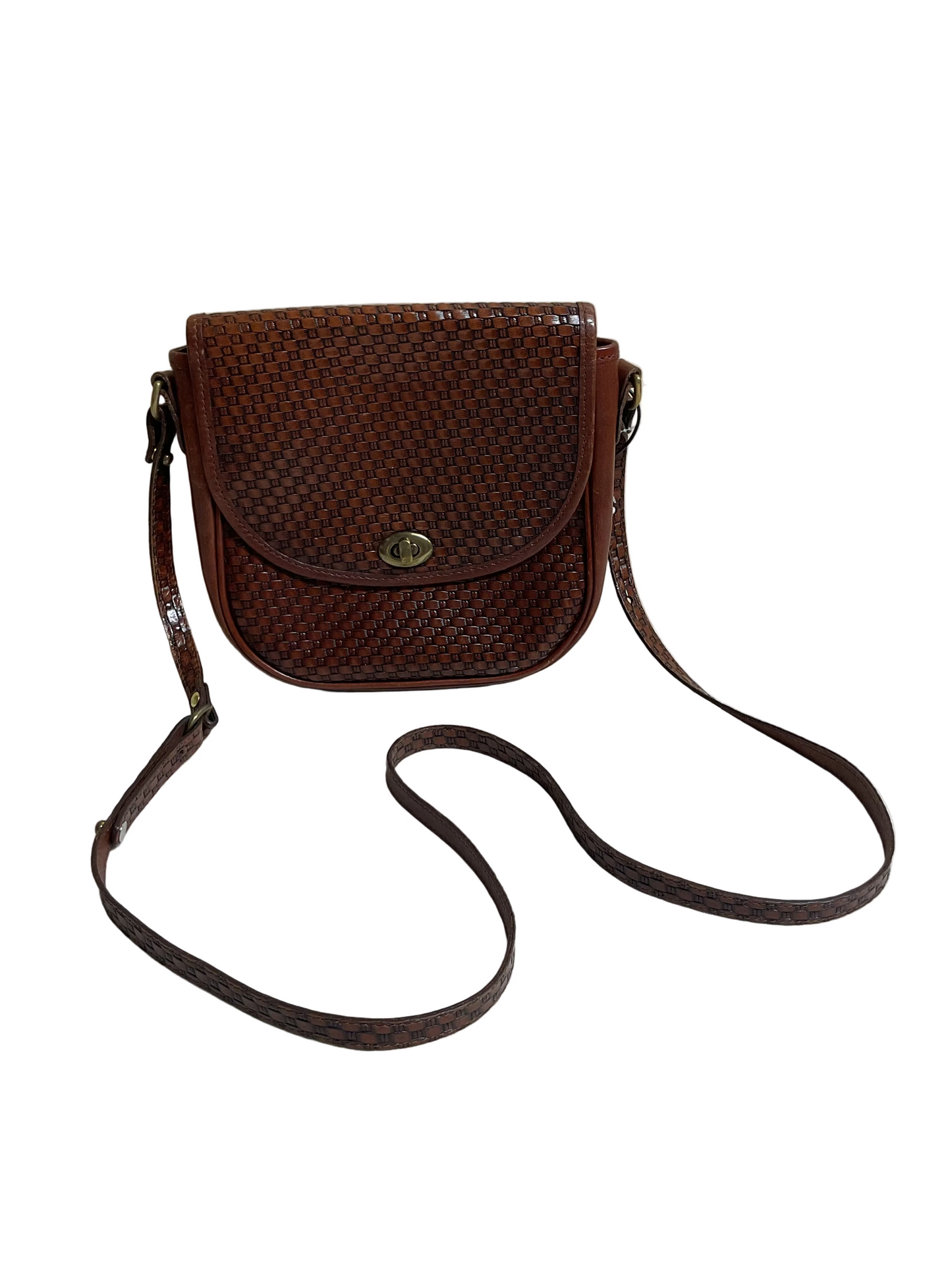 Handbag Designer By Brahmin In Brown, Size:Small