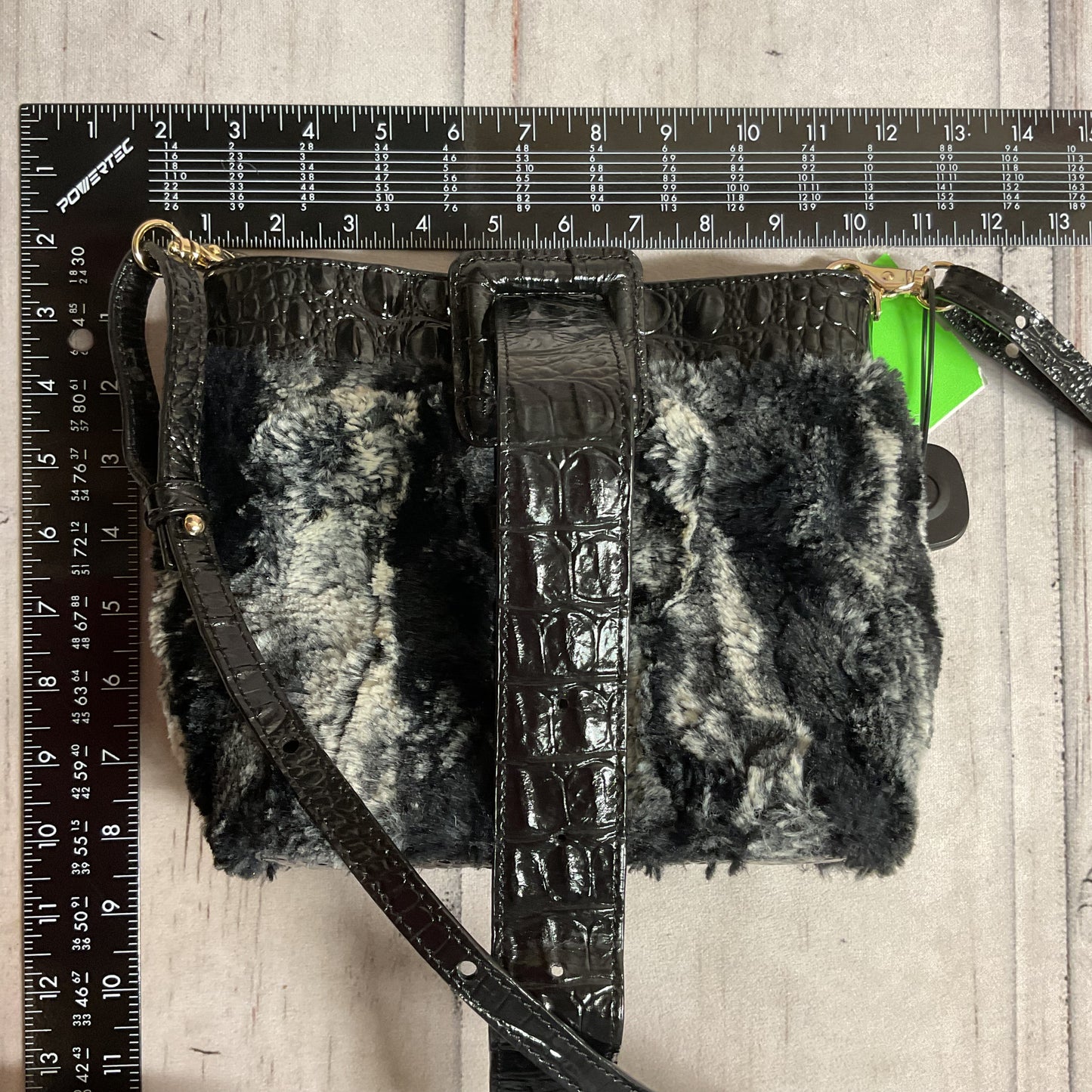 Crossbody Designer By Brahmin In Black, Size:Small