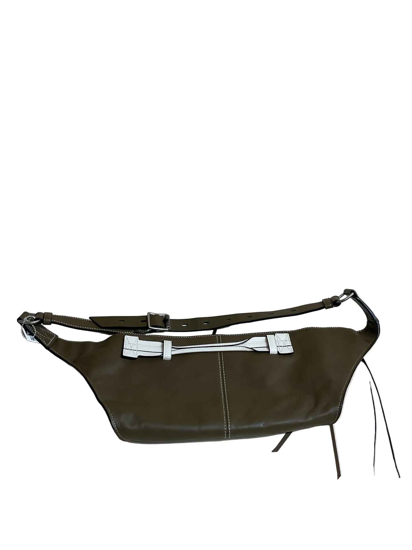 Belt Bag Leather By Rag And Bone In Green & Tan, Size:Large