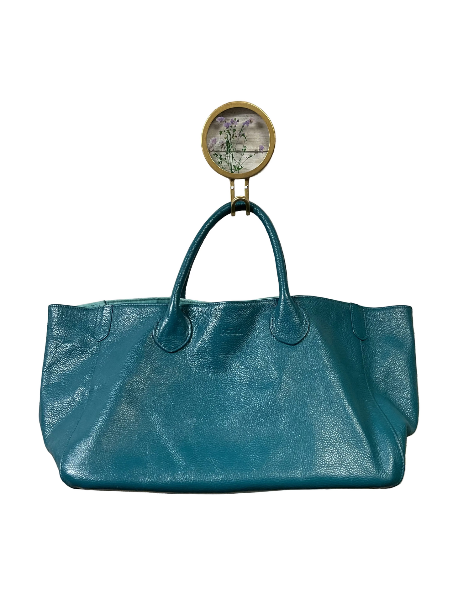 Handbag By Cmb In Teal, Size:Large