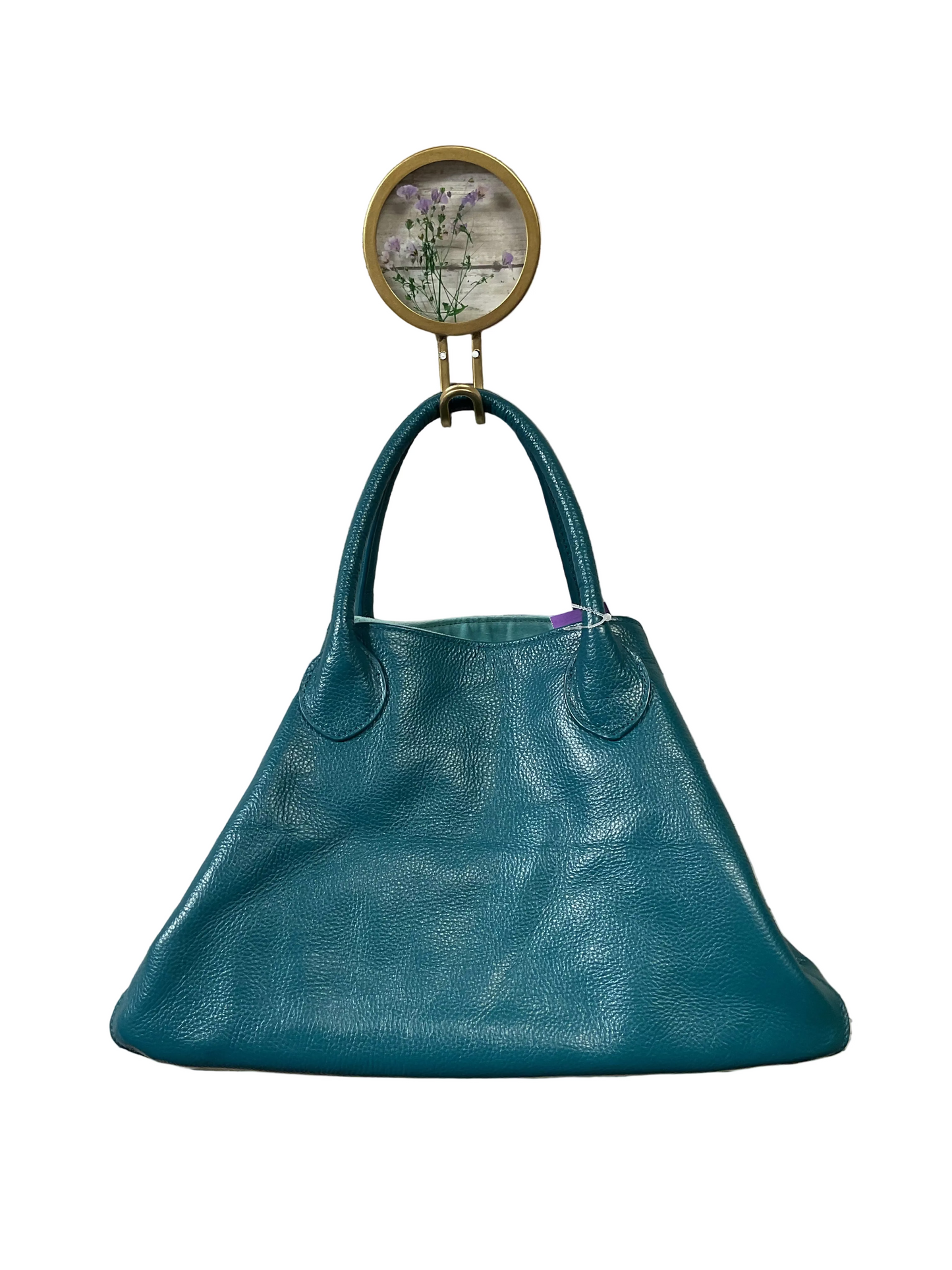 Handbag By Cmb In Teal, Size:Large
