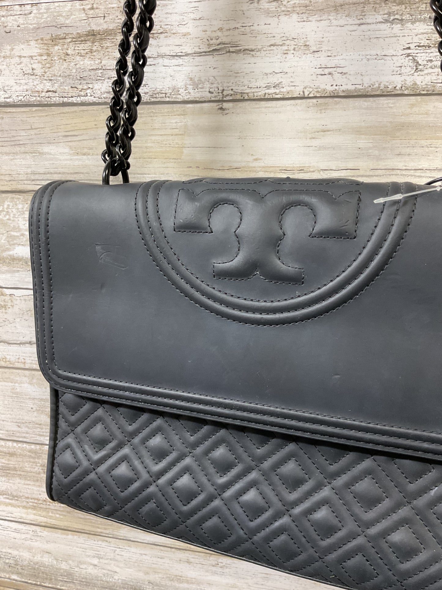 Handbag Designer By Tory Burch In Black, Size:Large