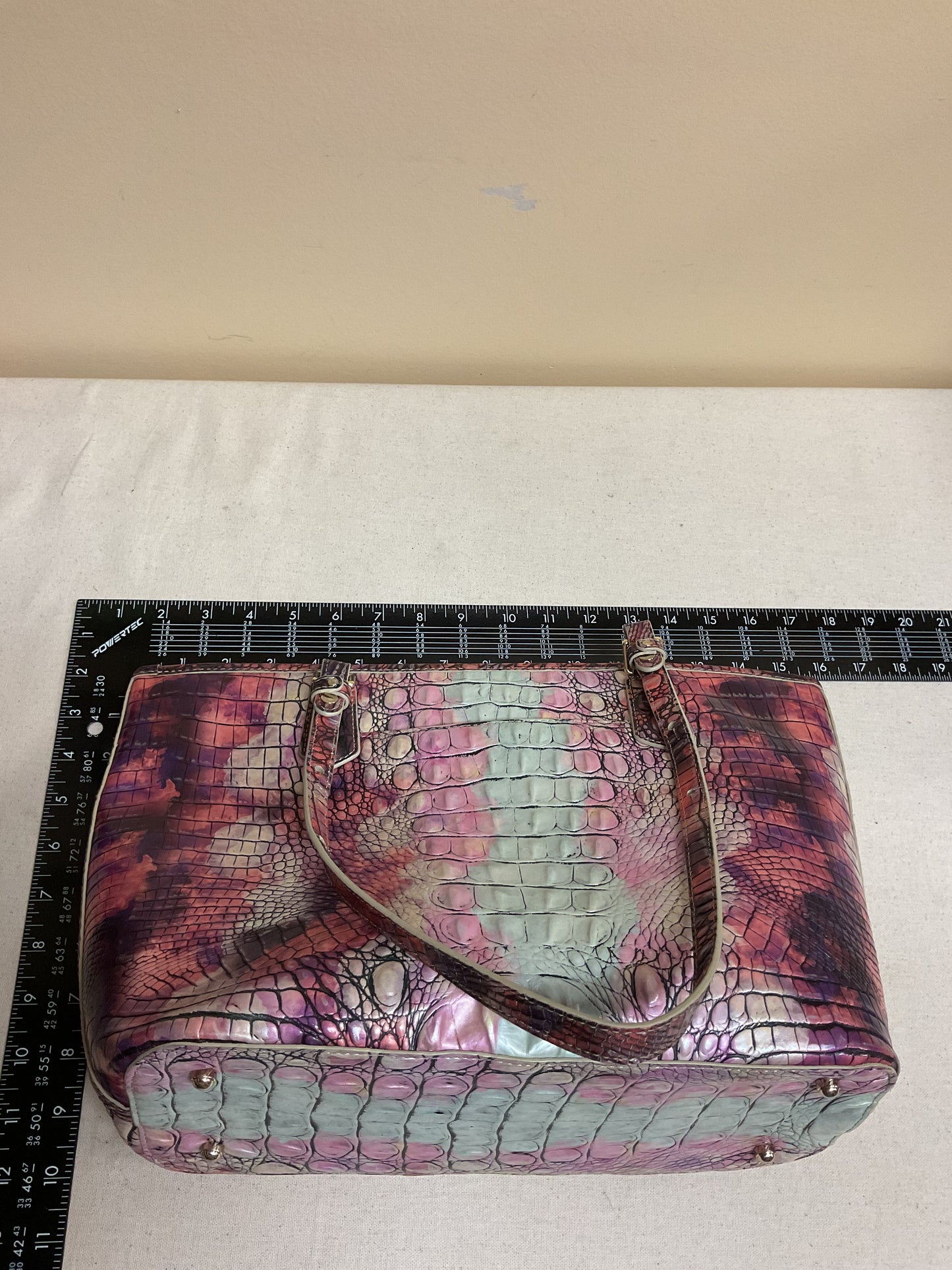 Handbag Designer By Brahmin, Size: Medium