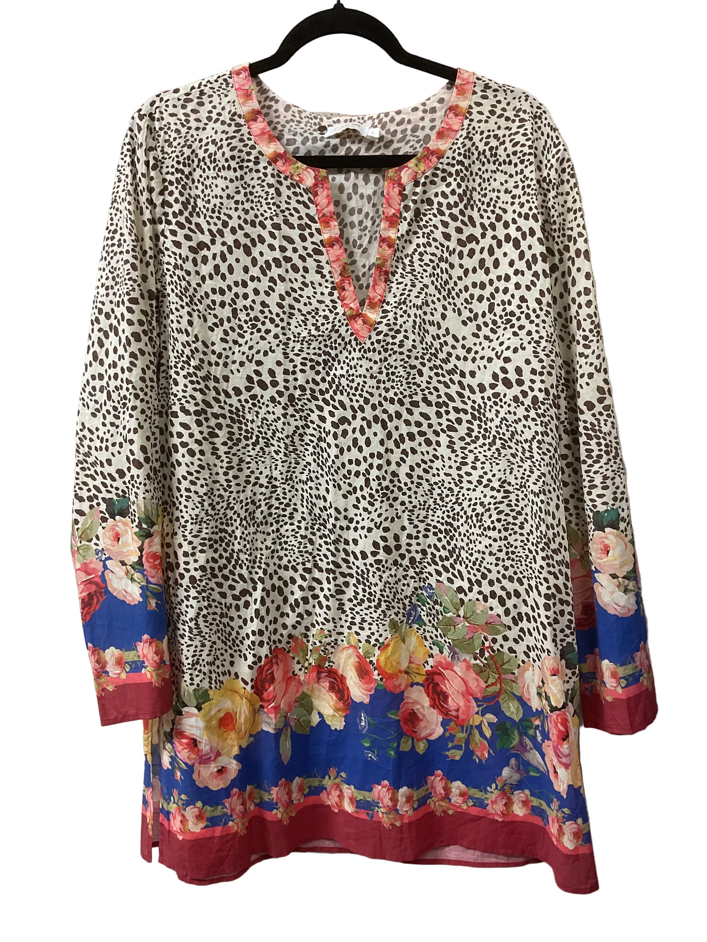 Top Ls By Johnny Was In Animal Print, Size:Xl