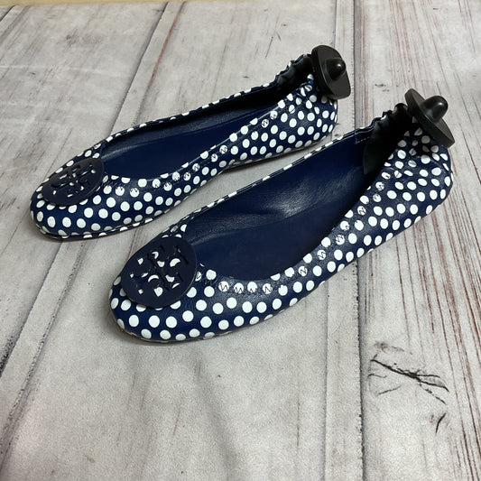 Shoes Designer By Tory Burch In Polkadot Pattern, Size:8.5
