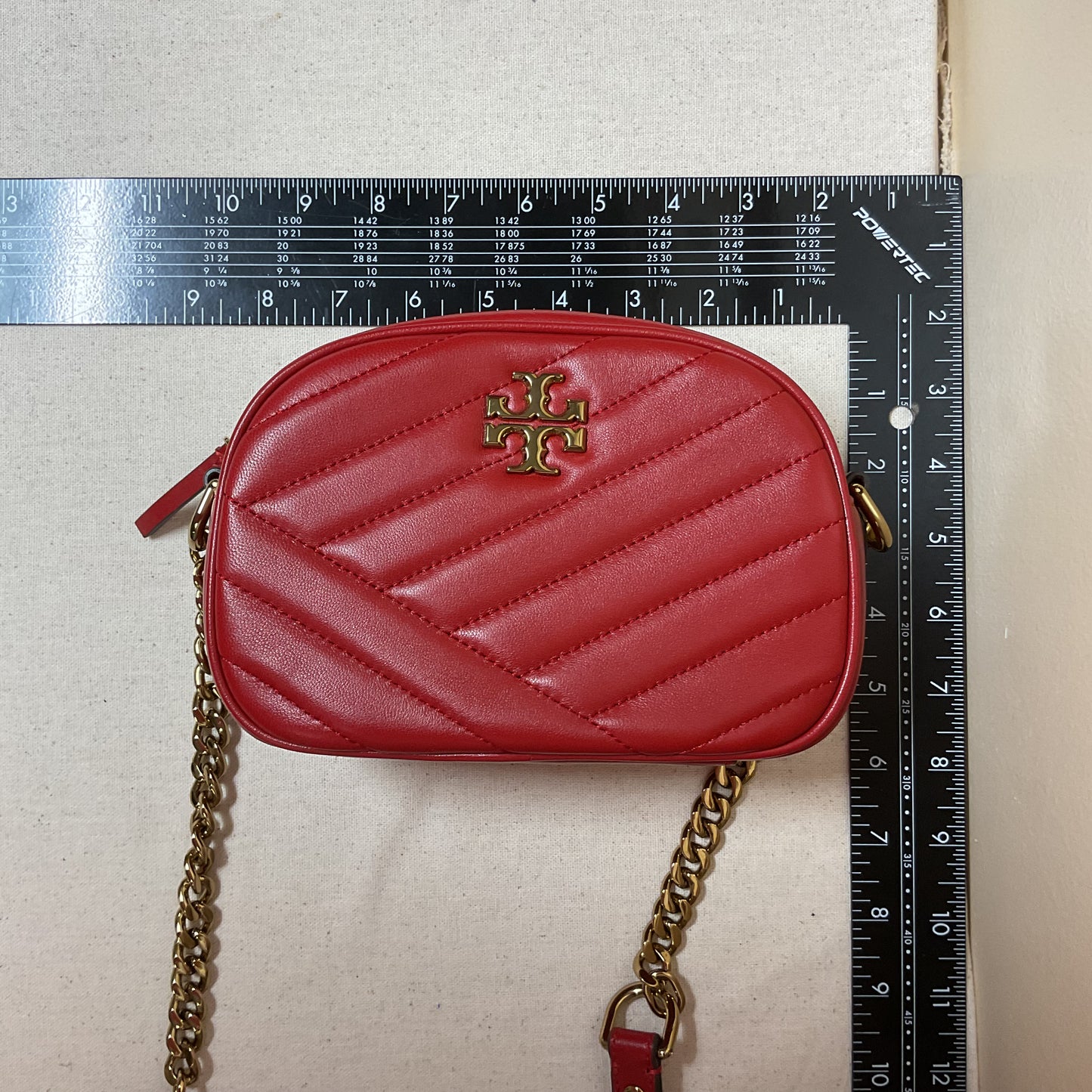 Crossbody Designer By Tory Burch In Red, Size:Small