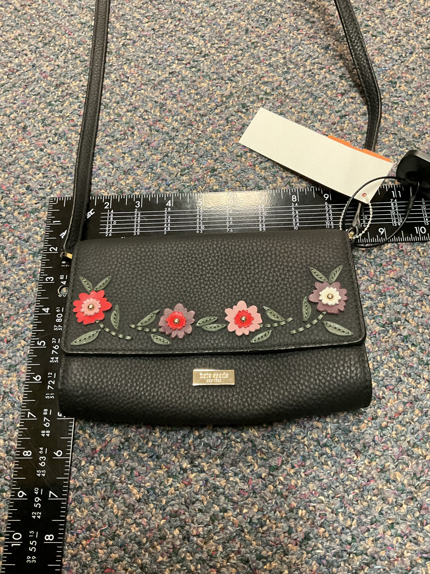 Crossbody Designer By Kate Spade In Black, Size:Small