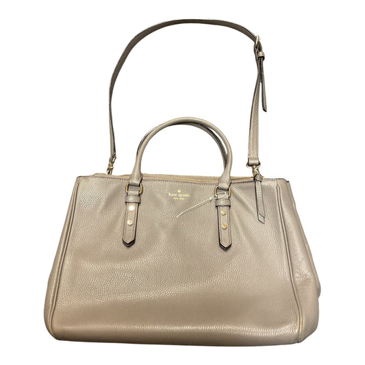 Handbag Designer By Kate Spade In Grey, Size:Large