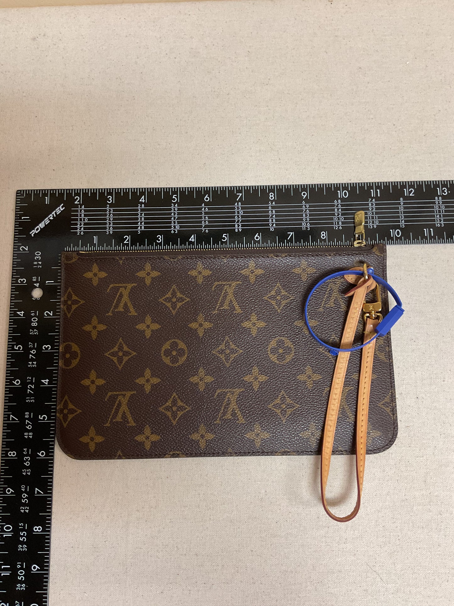 Wristlet Luxury Designer By Louis Vuitton In Brown, Size:Large