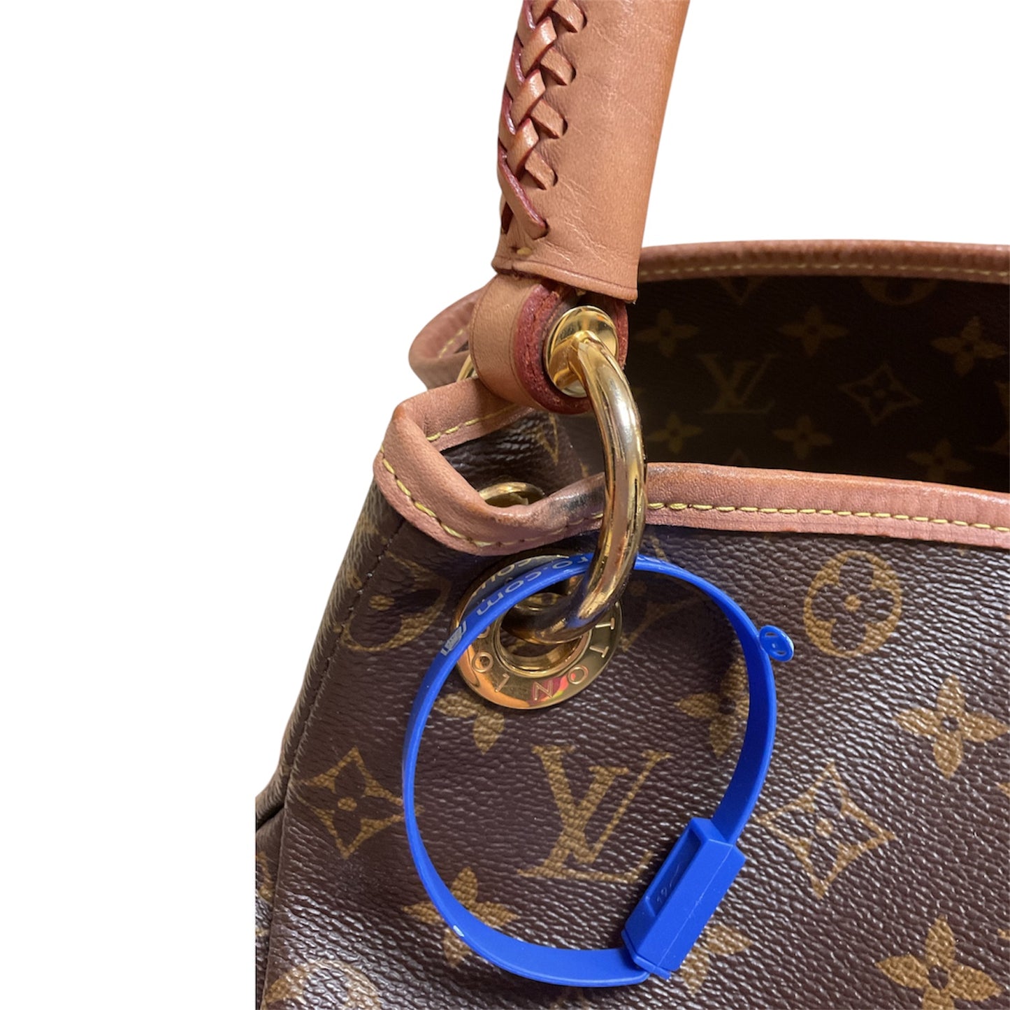 Handbag Luxury Designer By Louis Vuitton In Brown, Size:Large