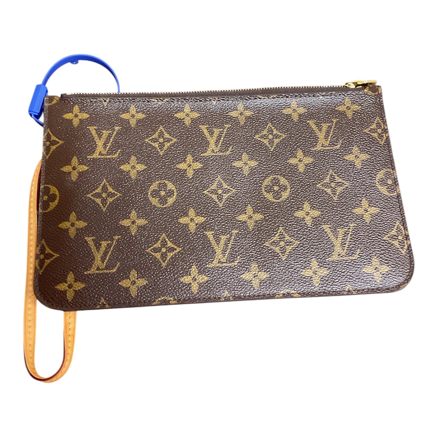 Wristlet Luxury Designer By Louis Vuitton In Brown, Size:Large