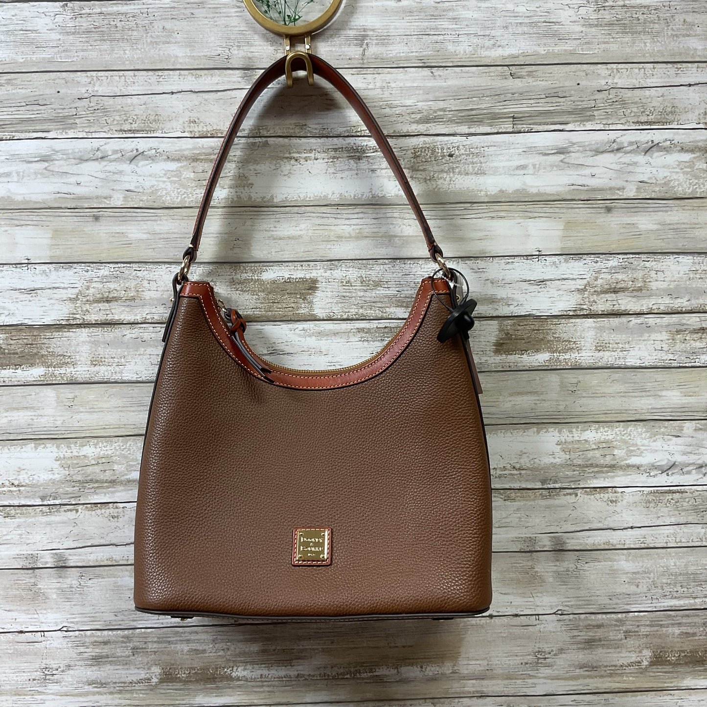 Handbag Designer By Dooney And Bourke In Brown, Size:Medium