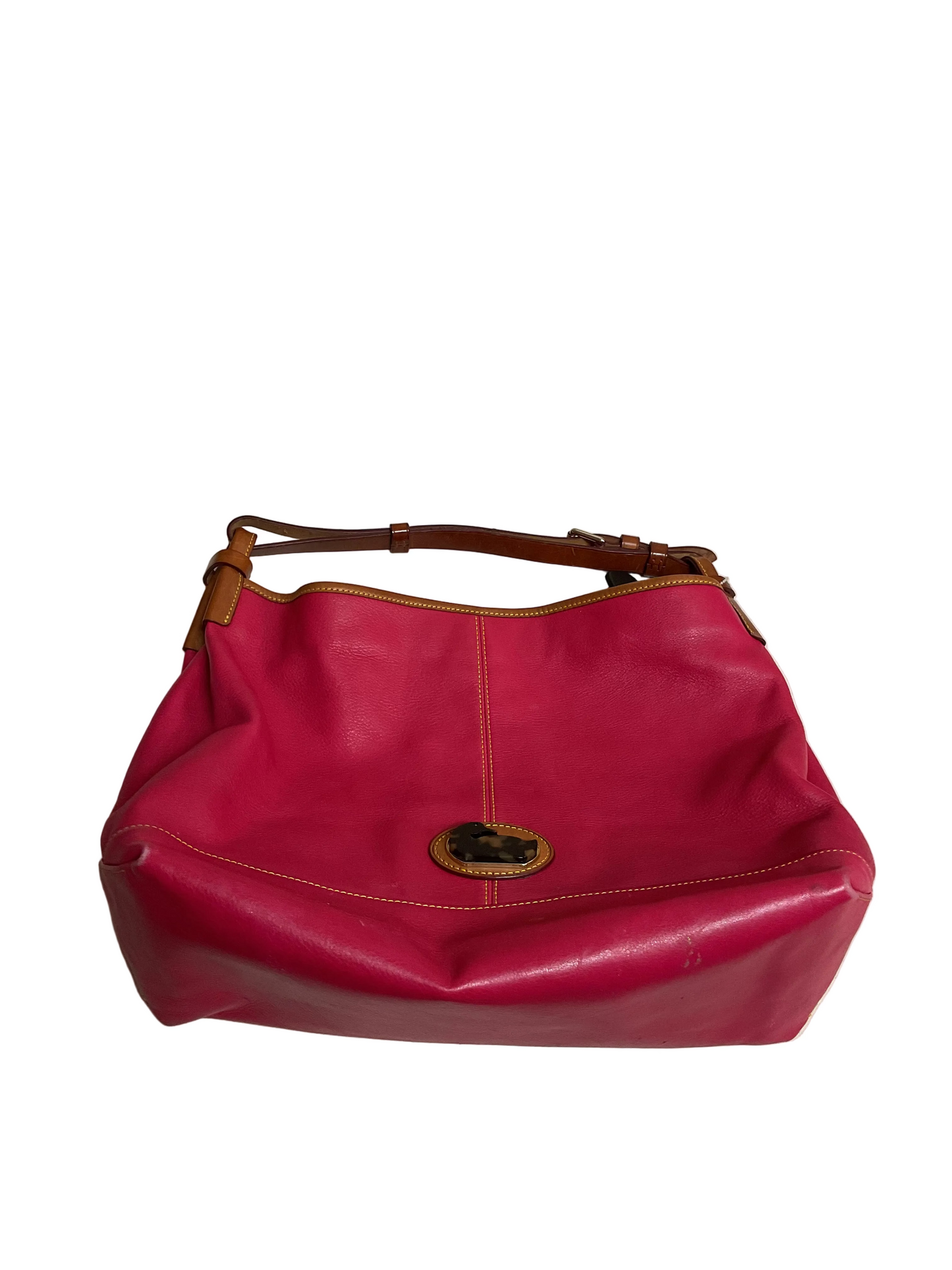 Handbag Designer By Dooney And Bourke In Pink, Size:Large