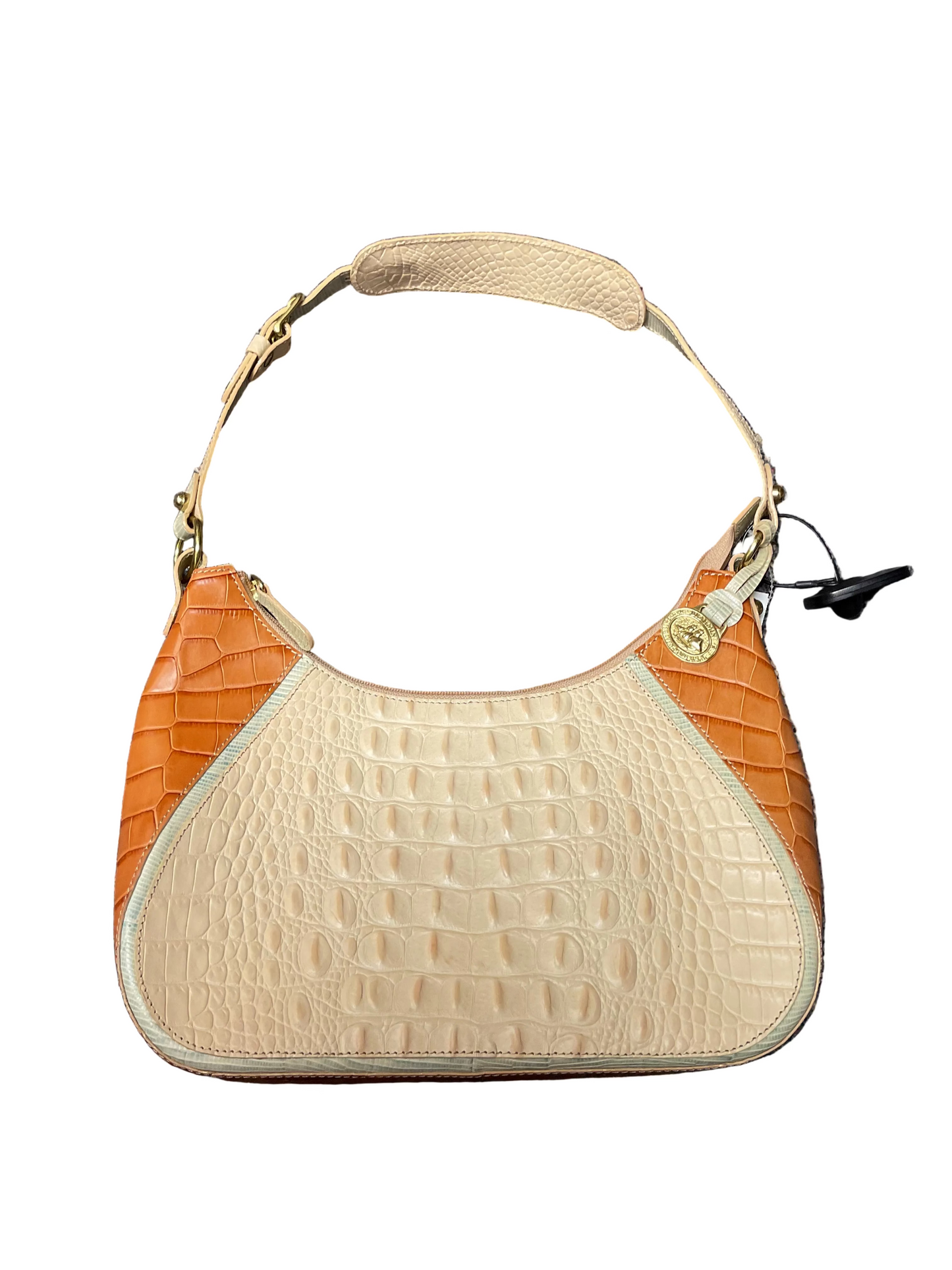 Handbag Designer By Brahmin In Brown, Size:Small