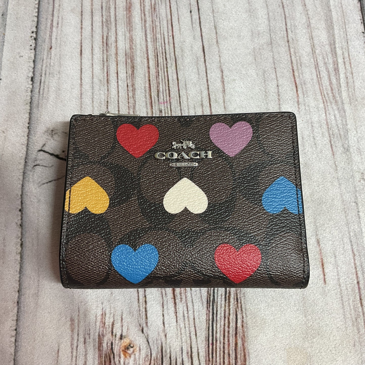 Wallet Designer By Coach In Multi, Size:Small