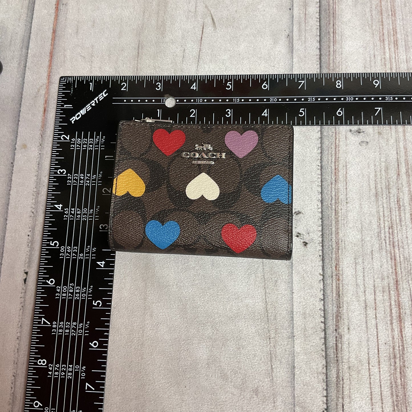 Wallet Designer By Coach In Multi, Size:Small