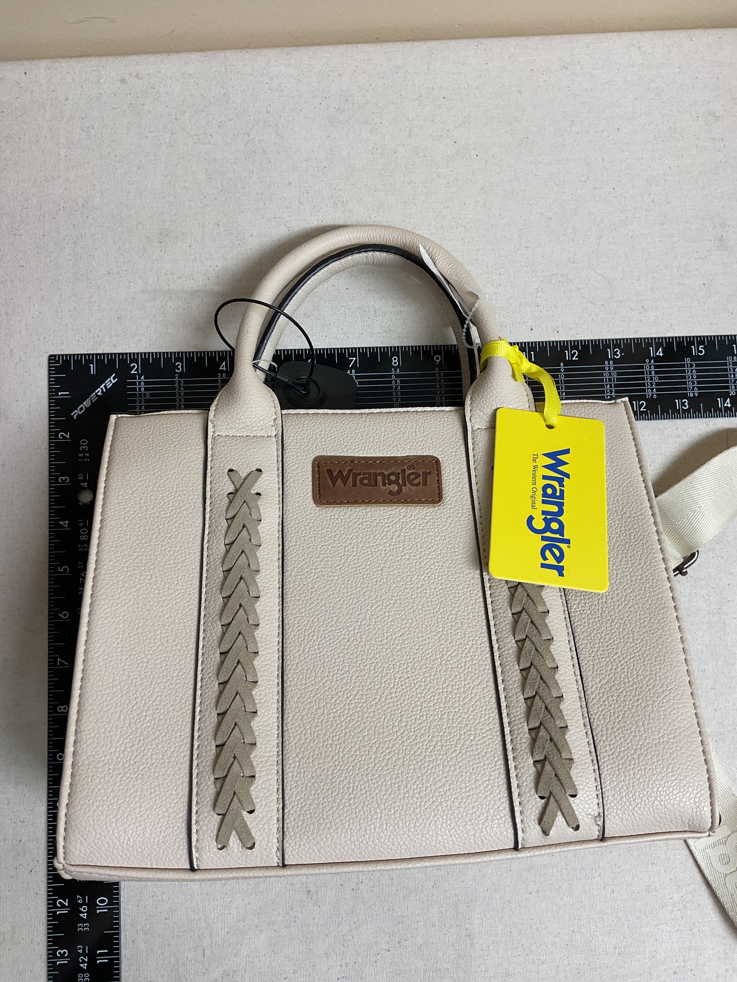 Handbag By Wrangler In Cream, Size:Medium
