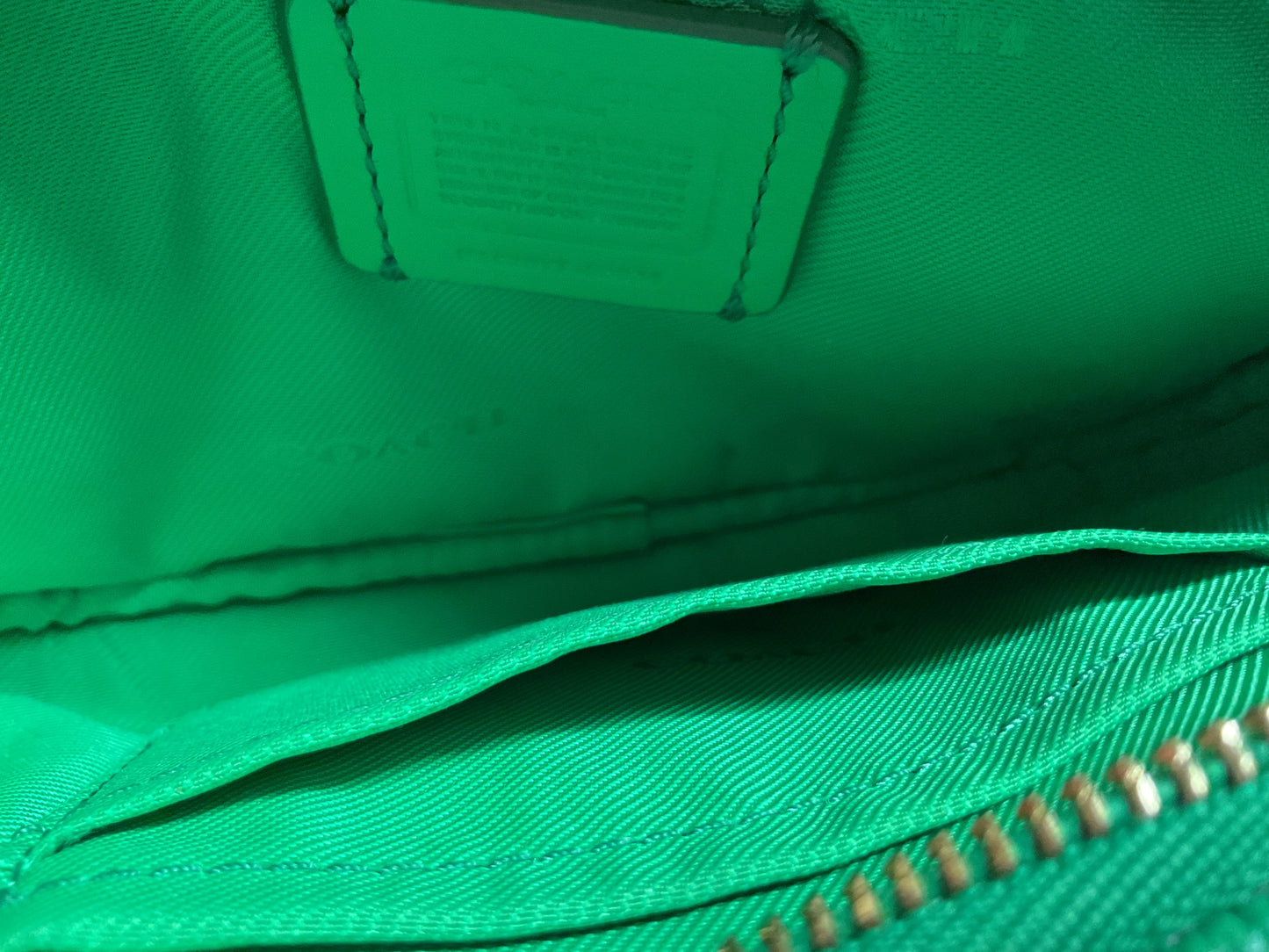 Crossbody Designer By Coach In Green, Size:Small