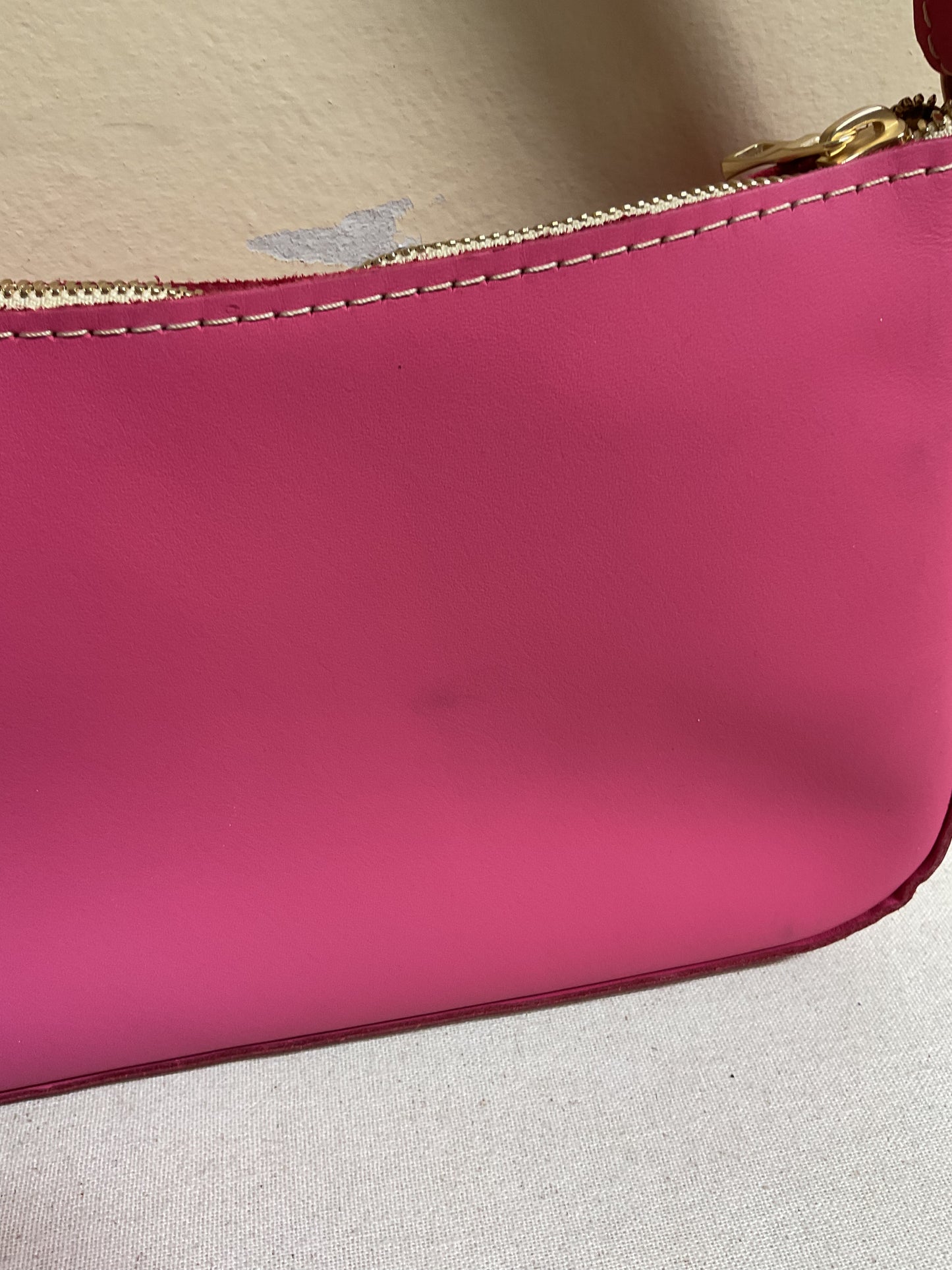 Handbag By Portland Leather In Pink, Size:Small