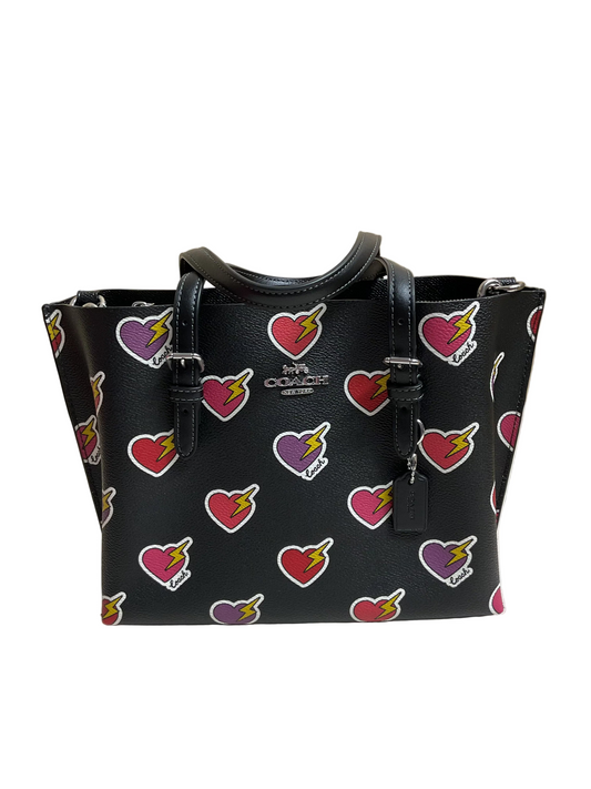 Handbag Designer By Coach In Black, Size:Medium