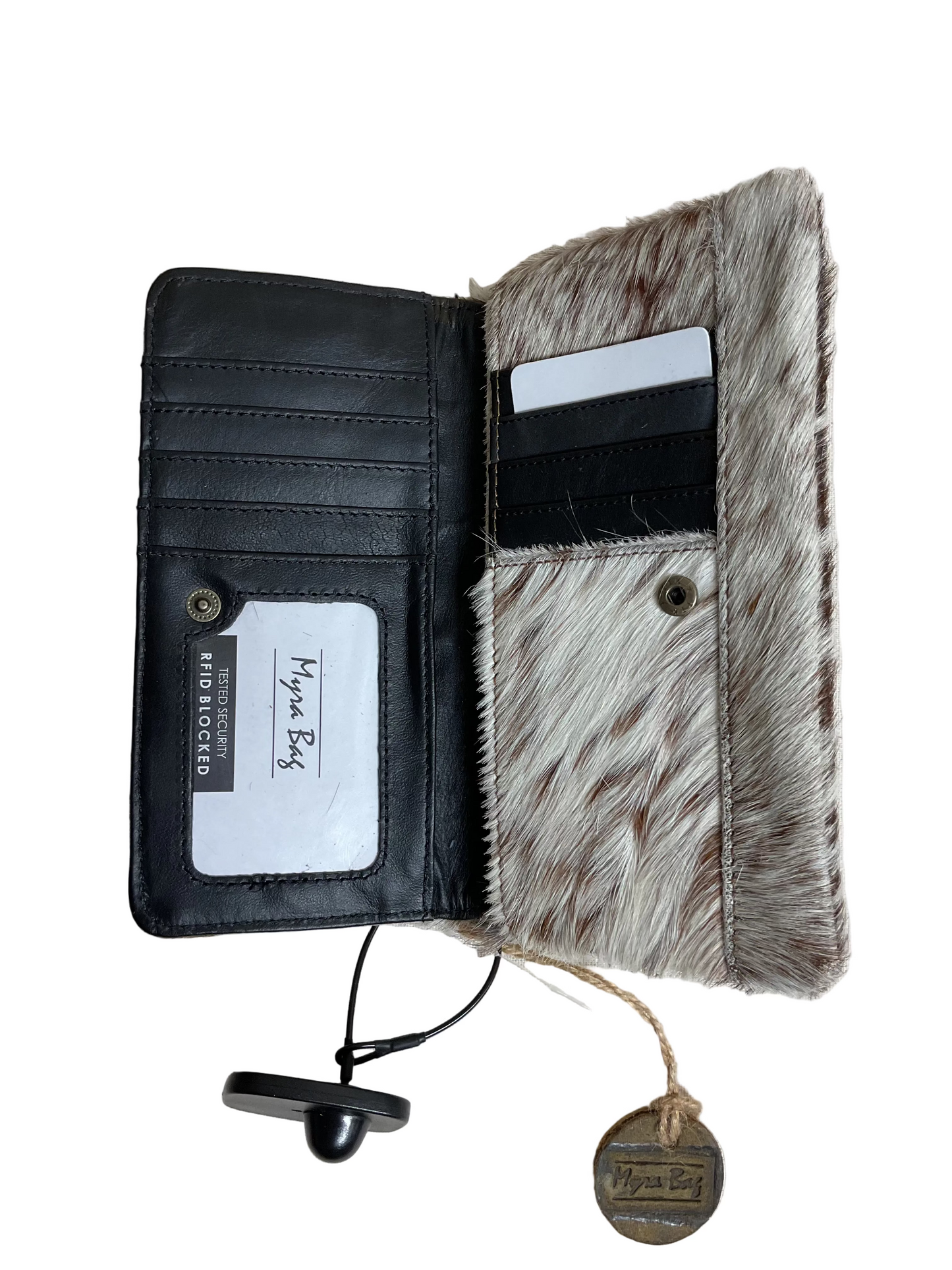 Wallet By Myra In Brown & White, Size:Medium