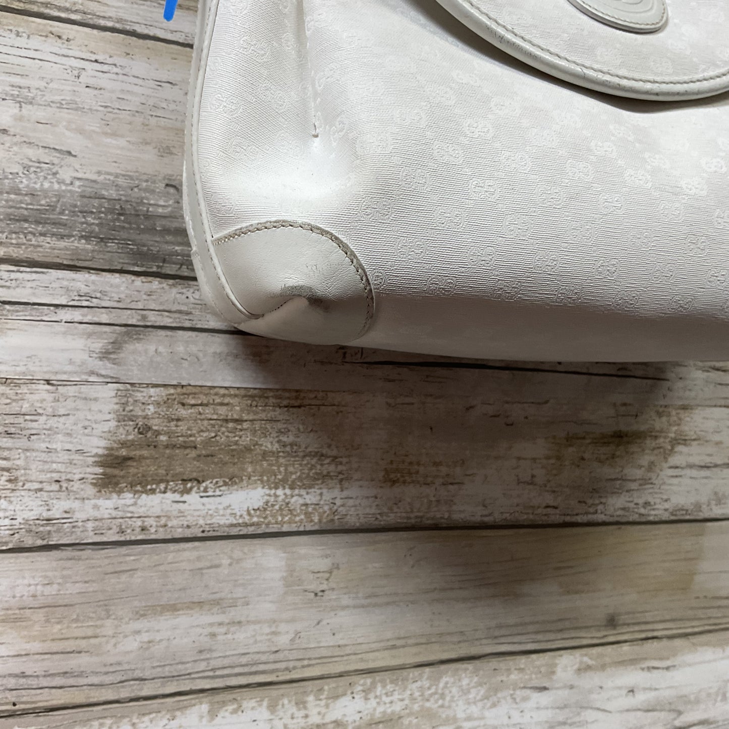 Crossbody Luxury Designer By Gucci In White, Size:Small