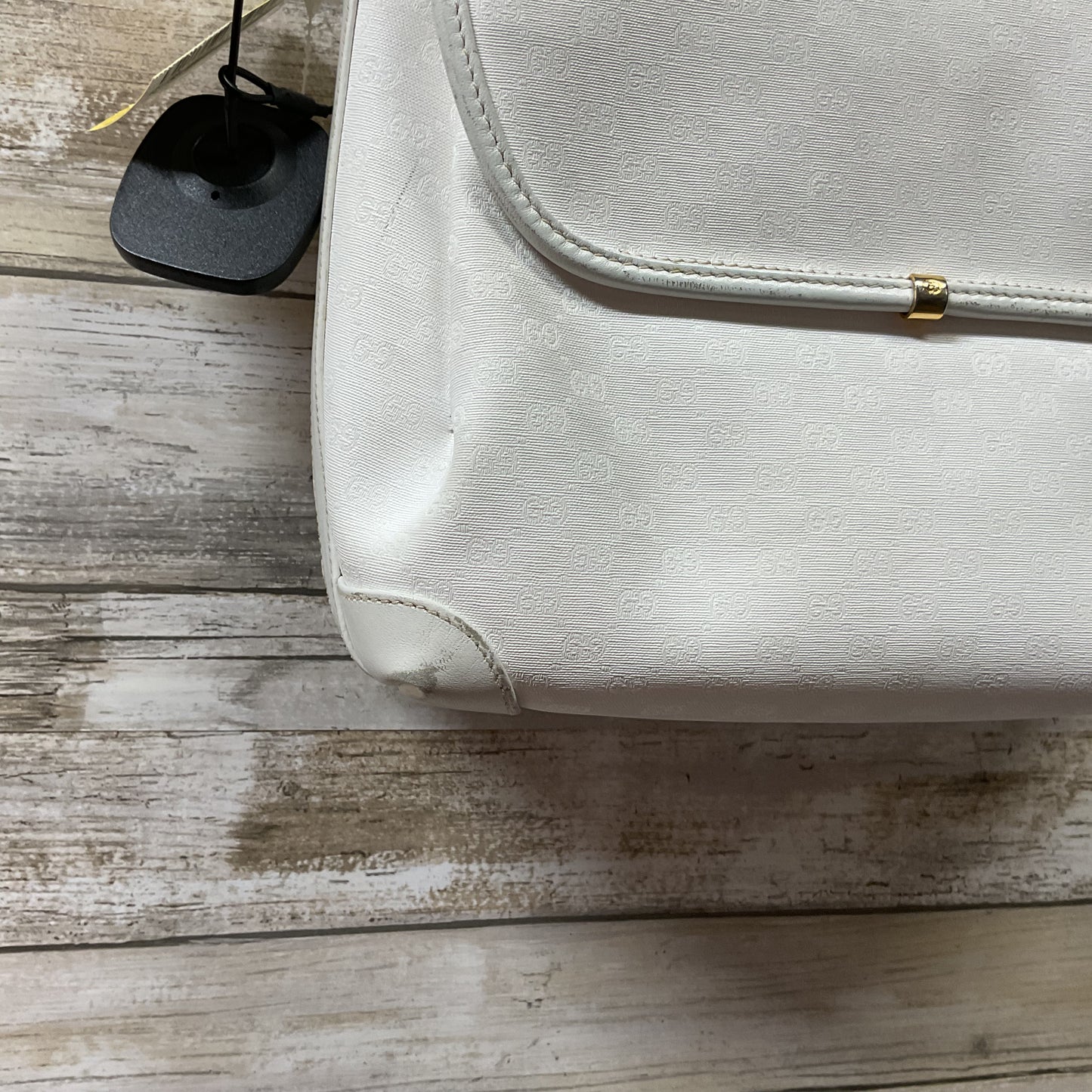 Crossbody Luxury Designer By Gucci In White, Size:Small