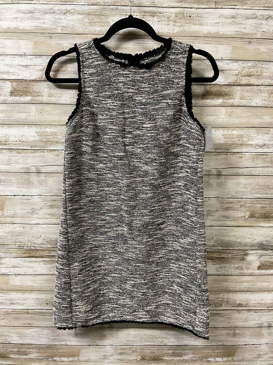 Dress Casual Midi By Loft In Black & Grey, Size:Sp